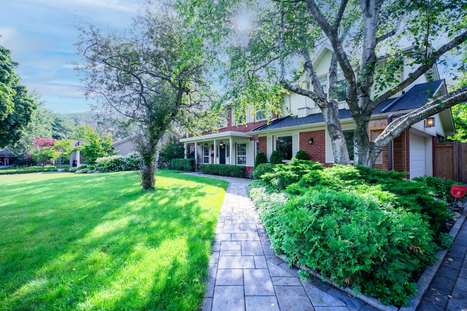 Side garden path