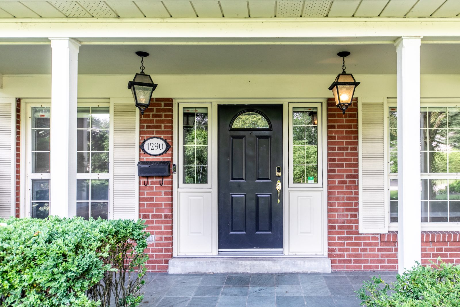 Covered front porch