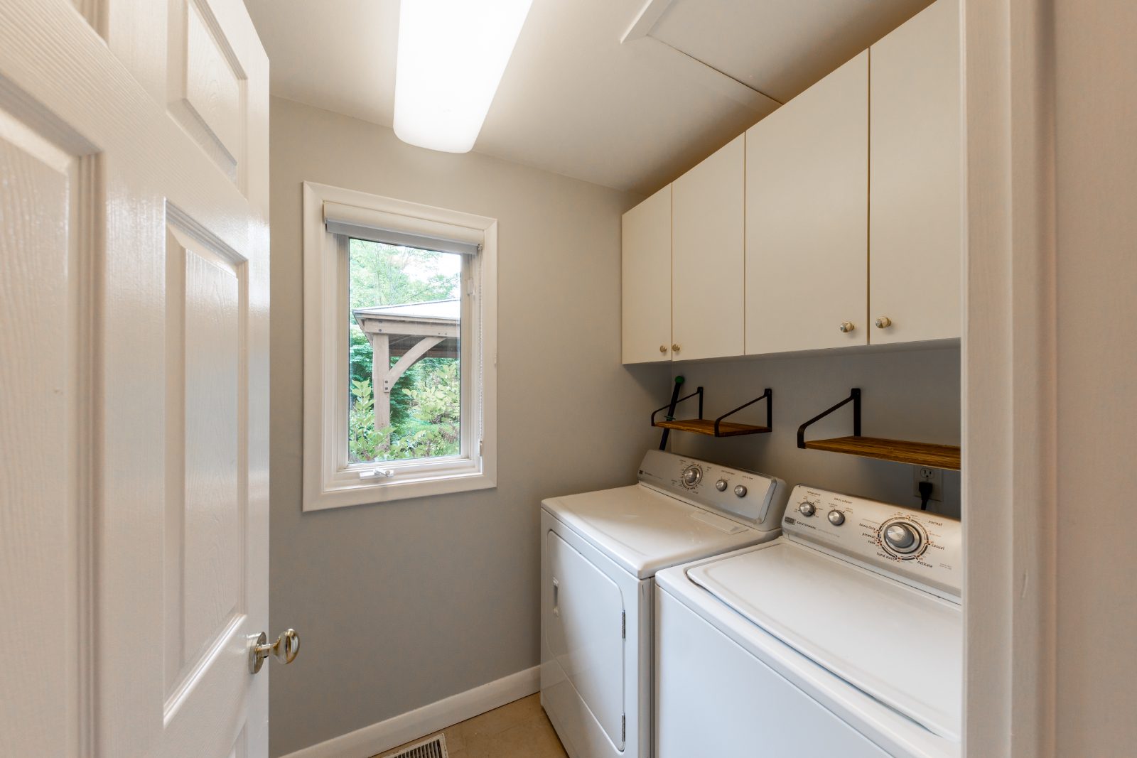 Main-floor laundry