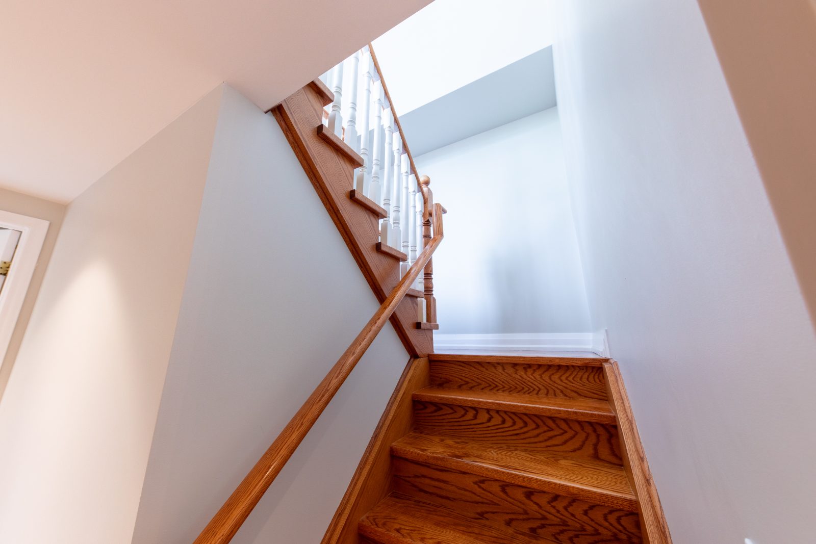 Staircase to the second level