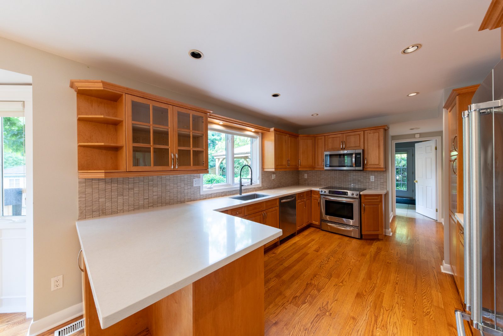 Kitchen island and pantry