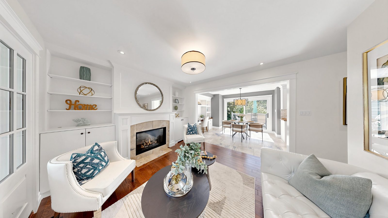 Family room built-ins