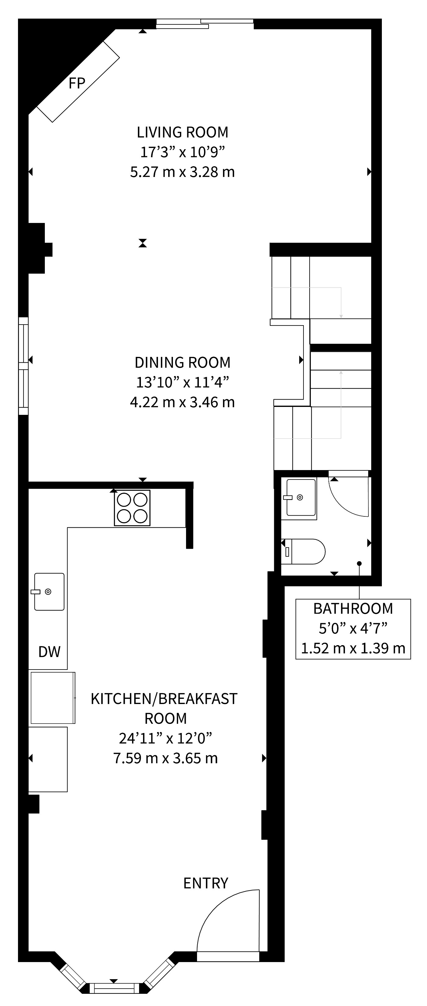 2072 Glenada Crescent — first-floor plan preview