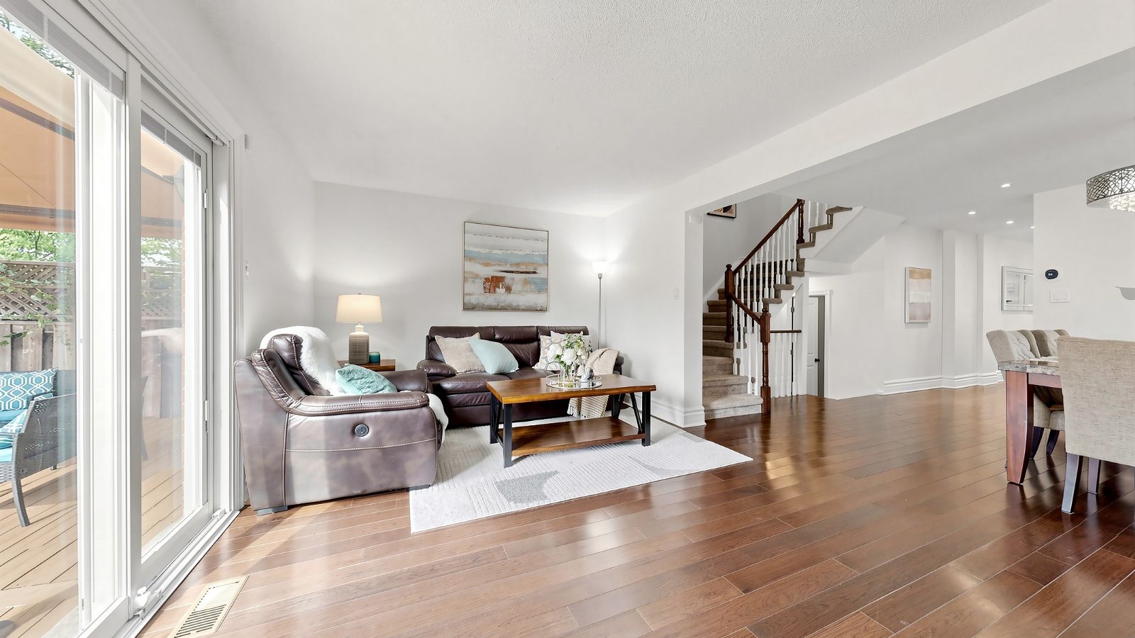 Living room toward the backyard