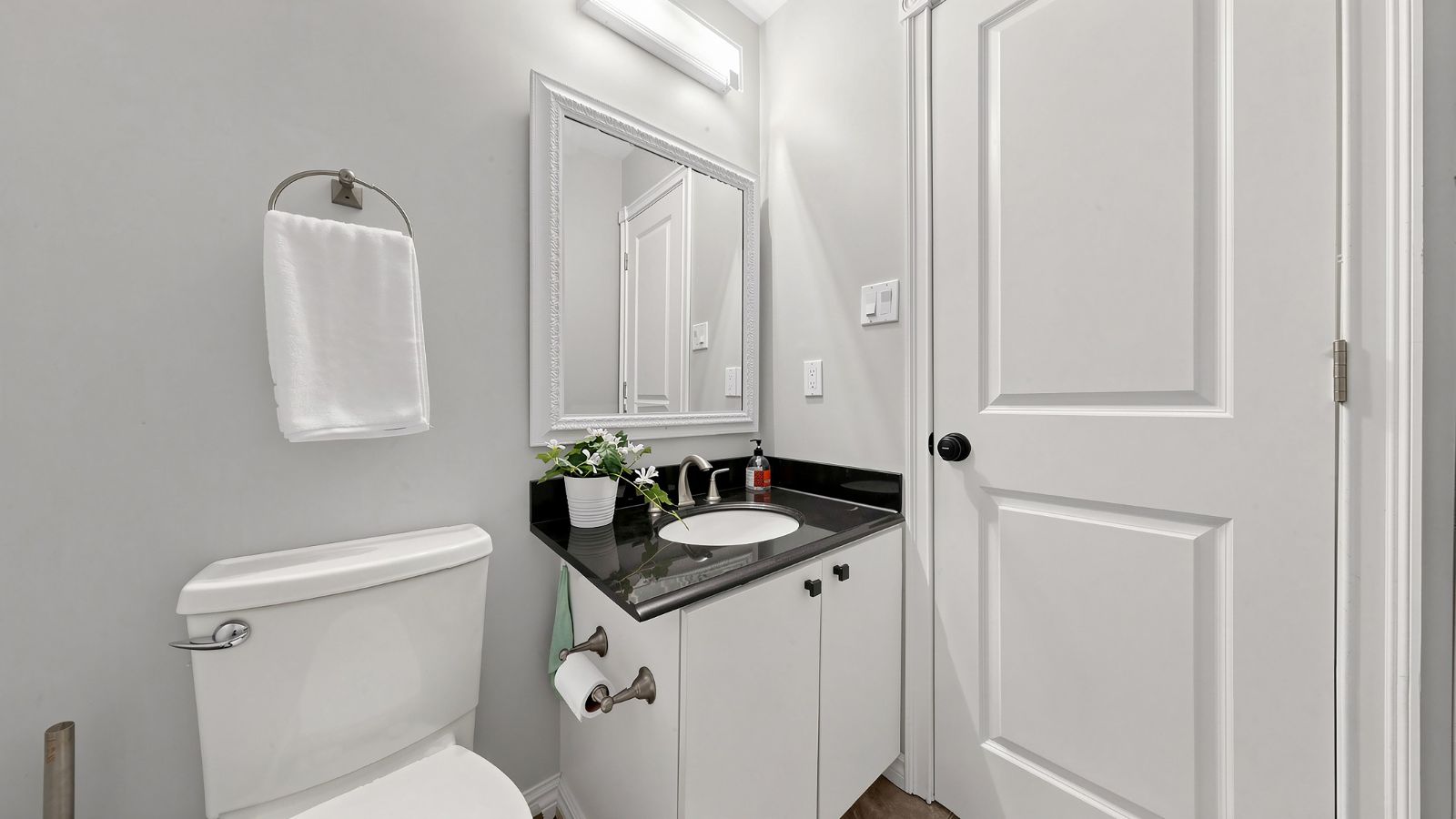 Main-floor powder room