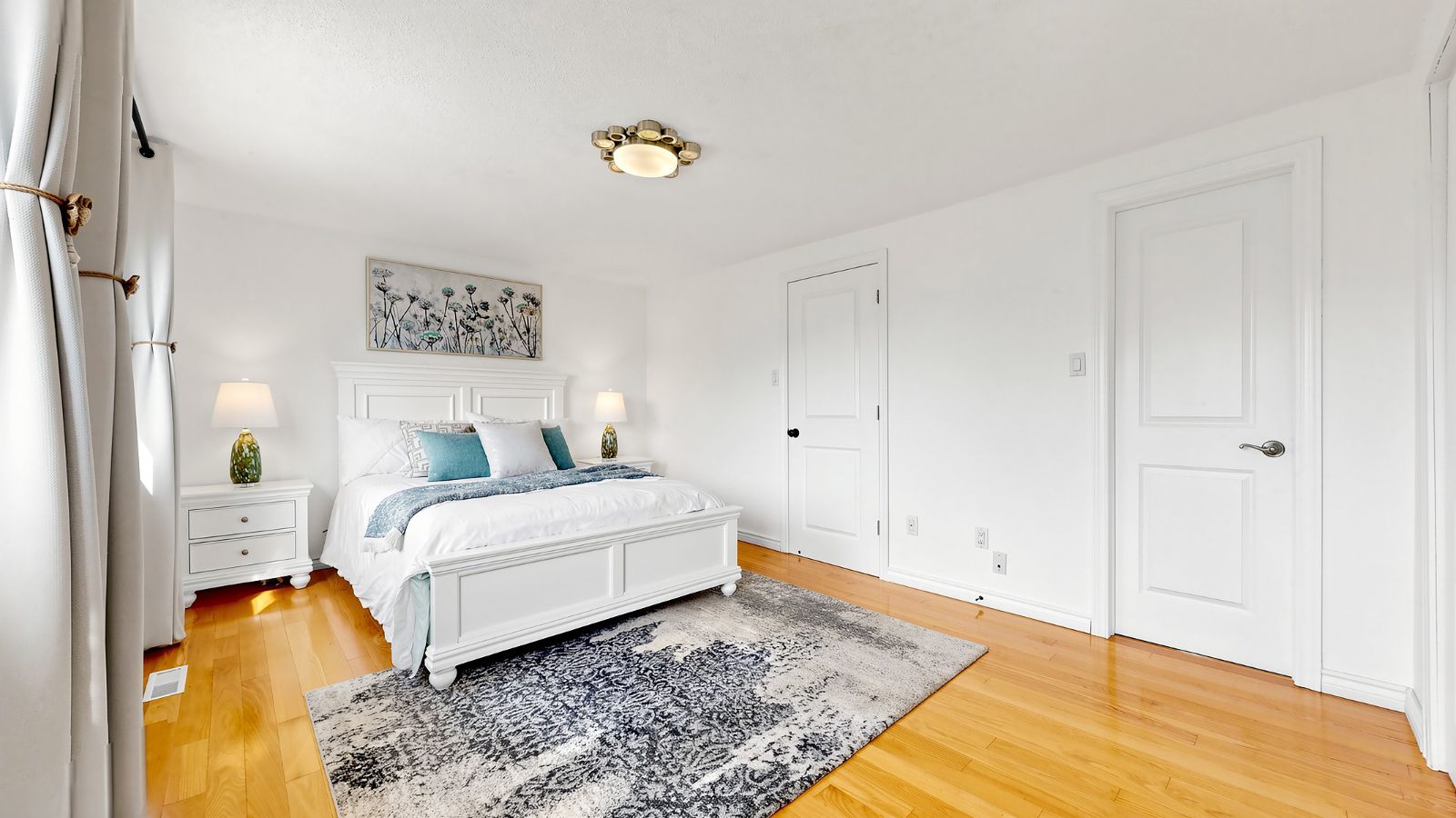 Primary bedroom toward the ensuite